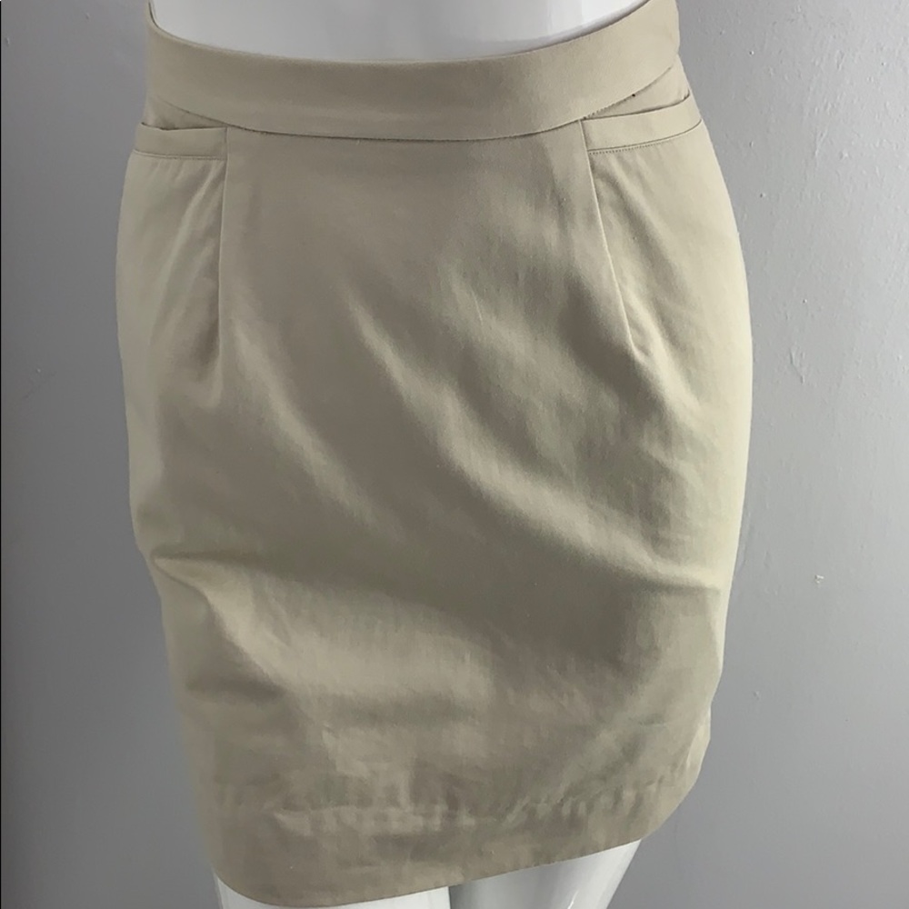 Ann Taylor khaki skirt
